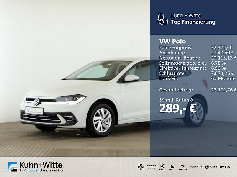 VW Polo  1.0 TSI Style *Matrix*RFK*SHZ*AppleCar*